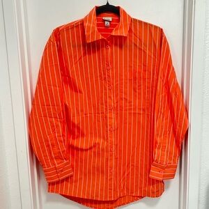 A New Day Women Orange Blouse